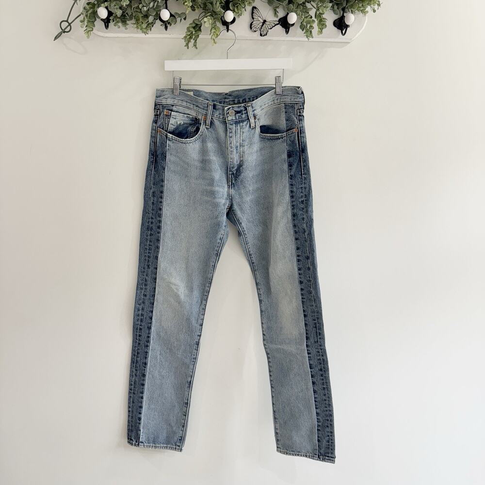 Levi’s Spliced Jeans Medium Wash Two Tone 34x34 SH